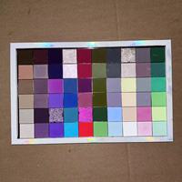 500 couleurs Pigment disponible pressé personnalisé magnifique palette magnétique de fard à paupières mat avec étiquette privée