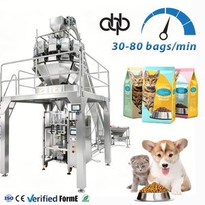 Machines d'emballage multifonctions pour aliments pour chiens et chats, machine de pesage automatique, machine de formage, de remplissage et de scellage verticale - Product Image 1