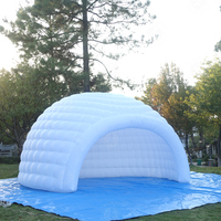 Ballon Igloo extérieur en plastique forme d'air bulle gonflable maisons de jardin lumière LED Igloo maison tente dôme pour location