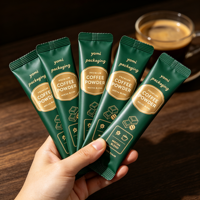 Emballage personnalisé thermoscellable en sachet stick, facile à ouvrir, petits sachets vides pour compléments alimentaires, mélange de poudre pour boisson électrolytique