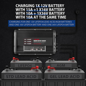 <span class=keywords><strong>Chargeur</strong></span> de <span class=keywords><strong>batterie</strong></span> embarqué Marine 220V <span class=keywords><strong>3</strong></span> banques IP67 10A <span class=keywords><strong>3</strong></span> <span class=keywords><strong>sorties</strong></span> <span class=keywords><strong>bateau</strong></span> électrique Yacht Compatible LiFePO4 AGM GEL Batteries OTP/OVP - Product Image 6