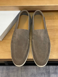 Nuevos <span class=keywords><strong>Mocasines</strong></span> Europeos y Americanos de Suela Plana, <span class=keywords><strong>Zapatos</strong></span> de Hombre de Estilo Casual con Punta Descubierta, <span class=keywords><strong>Zapatos</strong></span> de Mujer de Suela Blanda <span class=keywords><strong>para</strong></span> Viajes Diarios y Negocios - Product Image 3