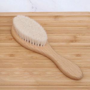 High Quality Baby Hair Cleaning Brush with Beech Wooden Handle - Product Image 6