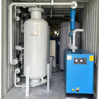 Générateur de gaz azote et d'oxygène PSA conteneurisé sur châssis pour usage industriel et médical