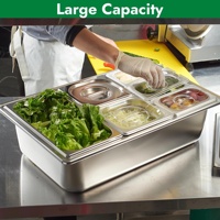 Youmi Cube Gebürstete Matt-Edelstahl 22 Gauge Tiefe Dampftischwanne Anti-Klemm Gewerbliche Gastronomie-Speisewanne 300kg/m Belastbarkeit