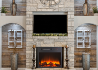 Flamme décorative d'insertion de cheminée électrique LED moderne de 24 pouces pour l'usage de ménage ou d'hôtel