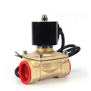 1 inch and 3" brass solenoid valve 24v dc air solenoid valve types PN16 Pressure