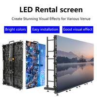 Étanche IP65 extérieur 3D incurvé LED fond vidéo processeur 4.81 LED affichage 250*250mm HQ panneau mariage scène fond