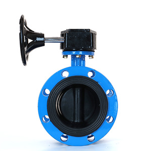 D341X-16Q Butterfly Valve Ductile Iron Flange Manual Soft <b>Seal</b> For Water Medium Pressure Industrial Use Customizable - Product Image 2