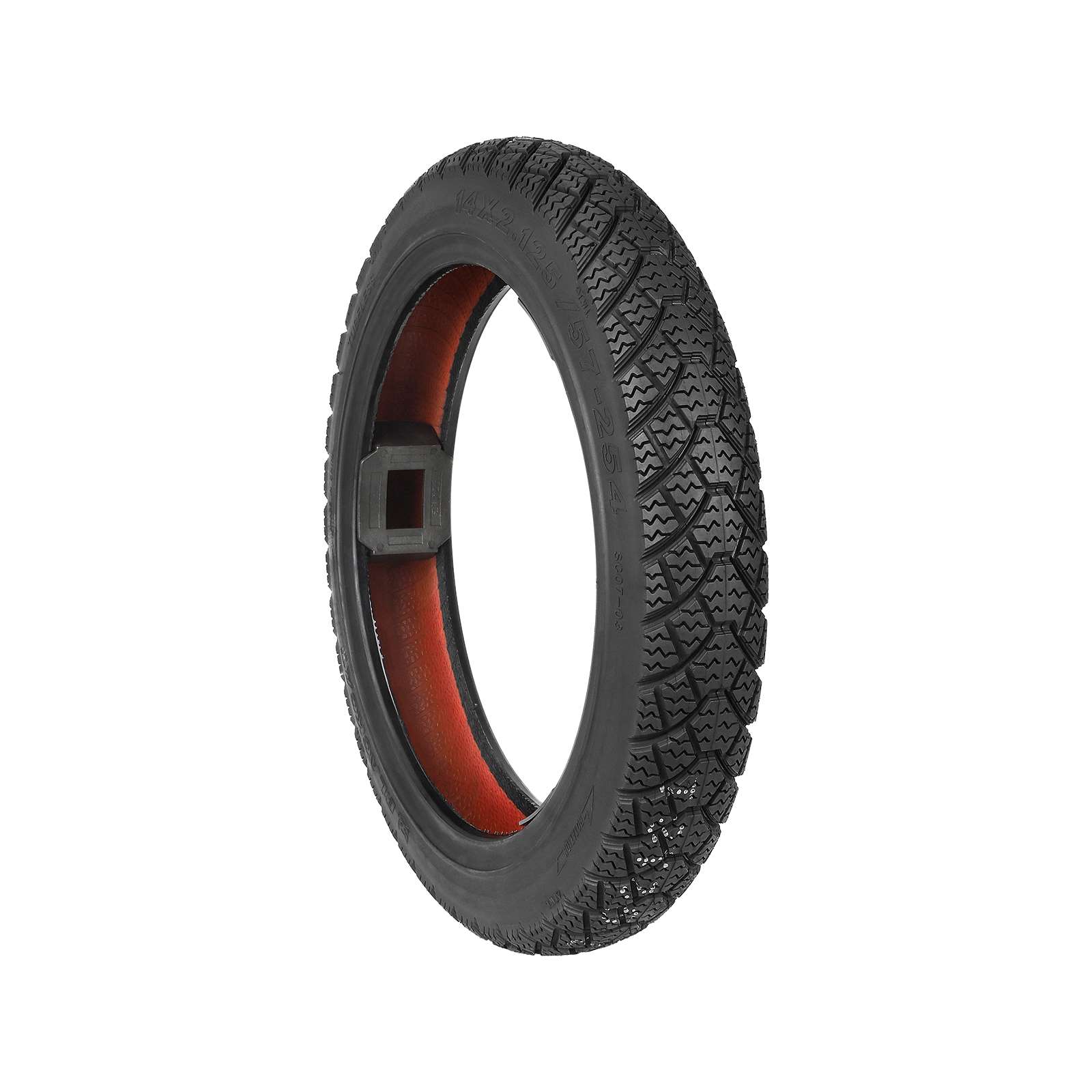 1 Pcs 14 Inch Electric Scooter Tyre 14x2.125(57-254) Tubeless Tire For