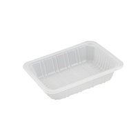 Boîte d'emballage agricole rectangulaire transparente jetable en PP recyclable de 0,5 mm d'épaisseur de la marque JIANXIN 1813-4 pour les chips de pommes de terre