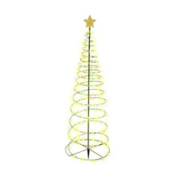 Lampe solaire de jardin LED étanche, décorations de Noël pliables, lumière blanc chaud, IP44, garantie 3 ans
