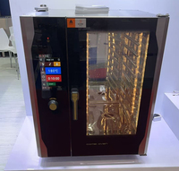 Horno Combinado Comercial de Vapor de 6 Niveles, de Acero Inoxidable 304, para Cocina Rápida Profesional en Restaurantes y Hoteles, Similar al Horno Combi Rational