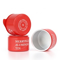 Mini 50ml Aluminium-Teedose mit Schraubverschluss und Aufreißfolie, Tragbare Verpackung für Tee, Snacks & Pizza