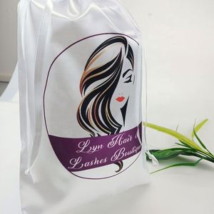 Meilleure Pochette d'Emballage de Luxe en Satin pour Bijoux, Sac à Cordon pour Perruques, Sac Cadeau pour Bijoux avec Logo Personnalisé, Pochette à Bijoux - Product Image 4