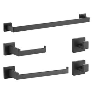 OEM/ODM Personnalisé, Acier Inoxydable SUS304, <span class=keywords><strong>Quincaillerie</strong></span> Moderne pour Salle de Bain et <span class=keywords><strong>Cuisine</strong></span>, Ensemble de 5 Accessoires de Salle de Bain pour Villa - Product Image 6