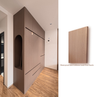 Série d'armoires murales personnalisées, armoire écologique moderne de grande capacité, mobilier de maison de haute qualité pour villa et appartement