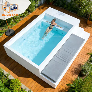 Luxury Cold Water Plunge Tub <b>Pool</b> Lounge Above Ground Fiberglass Mini Hot jacuzzi Spa Outdoor Swimming <b>Pools</b> and Accessories - Product Image 2