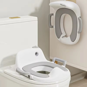 Siège de toilette portable <span class=keywords><strong>pour</strong></span> <span class=keywords><strong>bébé</strong></span> avec poignée, siège d'apprentissage de la propreté <span class=keywords><strong>pour</strong></span> enfants, siège d'apprentissage de la propreté <span class=keywords><strong>pour</strong></span> <span class=keywords><strong>bébé</strong></span> <span class=keywords><strong>pour</strong></span> la salle de bain - Product Image 3