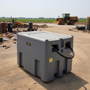 Serbatoio Portatile per Carburante Diesel da 116 Galloni Grigio con Pompa da 12V e Portata di 10 GPM per il Trasporto di Carburante - Product Image 2