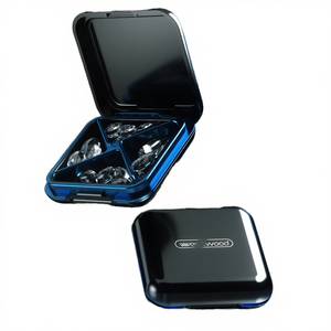 JUXINDA Boîte à pilules portable en plastique, petite et mini, pour la distribution de médicaments sur 7 jours, utilisation en extérieur, boîte à médicaments personnelle - Product Image 4