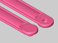 Longe de cou en silicone personnalisée collier à longue sangle anti-perte pour carte d'identité, porte-badge, étiquette nominative, étui de téléphone portable, porte-clés