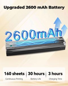 <span class=keywords><strong>Printer</strong></span> Transfer Termal <span class=keywords><strong>A4</strong></span> dengan Kertas, <span class=keywords><strong>Printer</strong></span> Termal Portabel Nirkabel Bluetooth untuk Seniman Tato, Kantor, dan Bisnis - Product Image 4