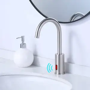 Bathroom Faucet Commercial Automatic Faucets Water Tap Sensor Basin Vanity Faucet