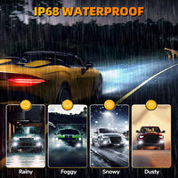 Ampoule de phare LED HB4 9006 70W 8400LM 6500K 9-32V avec puce 7035 et refroidissement par tube en cuivre pour remplacement de feux de croisement automobiles