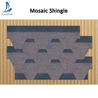 Rouleau de tuiles d'asphalte russes, aspect bois, aspect ardoise, solaires