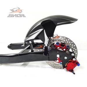 Ensemble de fourche avant de moto SNOR de type Y avec disque de frein de 220 mm - Assemblage avant durable pour une conduite fluide et stable - Product Image 6