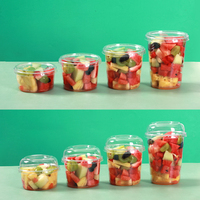 Gobelet/Bol à soupe chaude jetable de qualité alimentaire sans BPA, micro-ondable, avec couvercle, pour fêtes, plats à emporter et traiteur, 8 oz, 16 oz, 32 oz