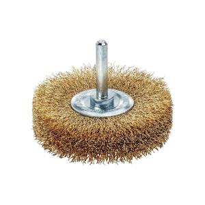 Cepillo redondo LESSMANN DM 50 mm vástago 6 mm alambre grueso. 0,2mm latón 10 mm 15000 min-1 Máx. revoluciones 15000 min-1 - Product Image 1