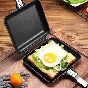 Popular Portable <b>Sandwich</b> Cake Mold Aluminium Roasting Pan Outdoor Use Two Side Breakfast <b>Sandwich</b> Grill Pan - Product Image 6