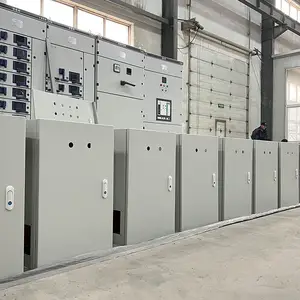 Kabinet kontrol listrik logam kustom Panel distribusi daya untuk tempat Elektronik & Instrumen