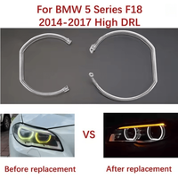 Bandes de guidage LED Angel Eye à lumière blanche pour phares de voiture BMW Série 5 F18 F10 2014-2017, modules de ballast pour bandes de guidage DRL