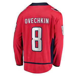 2024 Maßgeschneidertes Team-Eishockey-Trikot # 8 Ovechkin # 43 für # 77 Carlson # 17 Beauvillier Gestickte Logos 100% - Product Image 1