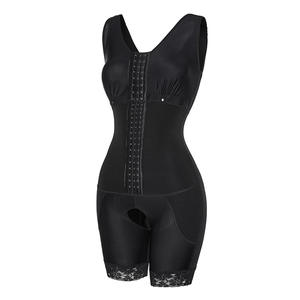 Pós-parto e pós-cirurgia <span class=keywords><strong>Shapewear</strong></span> para mulheres controle barriga Fajas Colombianas Body Shaper compressão Bodysuit - Product Image 5