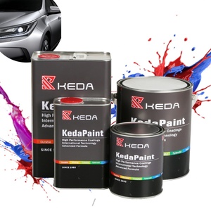 Pintura Metálica KEDA Resistente al Calor y a Altas Temperaturas para Reacabado Automotriz, Capa Final 2K de Larga Duración - Product Image 3