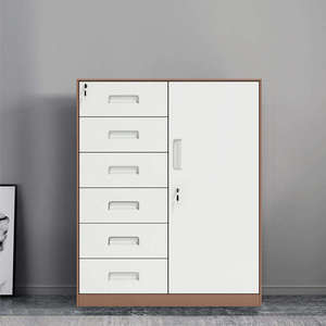 Modern Office <b>Filing</b> Cabinet with Large Capacity Durable Commercial Locker for Workshop & Warehouse Use - Product Image 6