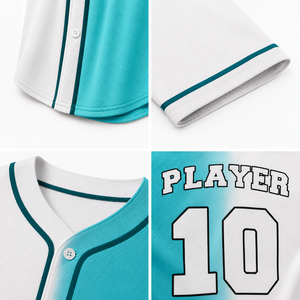 Maillot de baseball surdimensionné personnalisé, streetwear, hip-hop, chemise boutonnée, 100% polyester, impression numérique pour hommes, équipe, club - Product Image 2