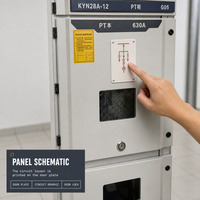 Armoire de distribution AC personnalisée haute tension pour panneaux photovoltaïques raccordés au réseau avec disjoncteurs MCCB