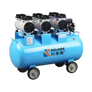 เครื่องอัดอากาศแบบไร้น้ำมัน KELAIDE KLD-1092 4KW 150L เงียบพิเศษ พร้อมระบบทำความเย็นแบบประหยัดพลังงาน สำหรับงานห้องปฏิบัติการและตัดด้วยเลเซอร์ - Product Image 5