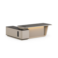 Ensemble de mobilier de bureau complet de luxe léger pour la maison, bureau en L, tables de bureau en L