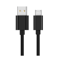 Câble Micro USB de charge rapide 5V 2A 10W 12W en nylon blanc TPE, 1 mètre, synchronisation des données, chargeur pour ordinateur et téléphone portable