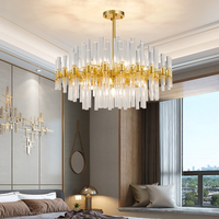 Lustre en cristal nordique chambre lustre de plafond salon lumière salle à manger plafonnier cuisine pendentif lumière décor à la maison