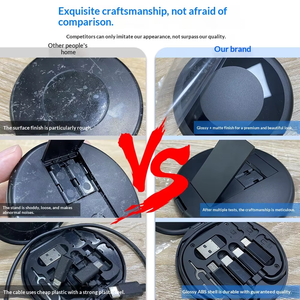 Soporte para Teléfono Móvil YIXIN Portátil de 60W con Carga Rápida, Caja de Almacenamiento Multifuncional para Cables de Datos y Juego de Adaptadores Multi-Cabeza - Product Image 3