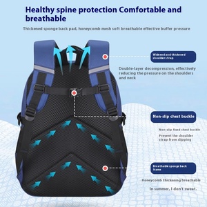 Sacs à Dos Scolaires Élégants et Abordables pour Garçons et Étudiants – Sacs d'École Noirs pour Enfants - Product Image 4