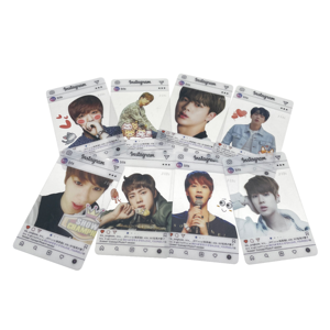 Tarjetas Magnéticas de Saludo del Grupo Popular de Kpop, Impresión Offset de Alta Calidad, Impresión UV/Digital, Laminadas en Plástico - Product Image 1