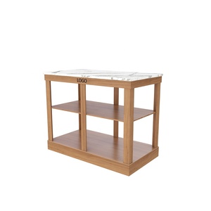 Kệ Gỗ <span class=keywords><strong>3</strong></span> Tầng Thương Hiệu Cửa Hàng Đồ Trang Điểm Nước Hoa Sang Trọng Giá Trưng Bày Để Bàn Cho Cửa Hàng Mỹ Phẩm - Product Image 4